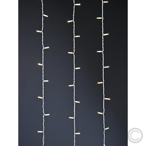SYSTEM LED Curtain-Extra 1x2m ww 466-56 weißes Kabel