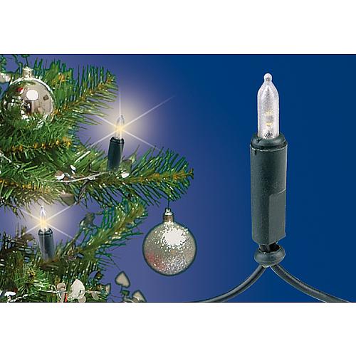 EGB LED-Lichterkette innen 35flg. grün/warmweiß4027236026846