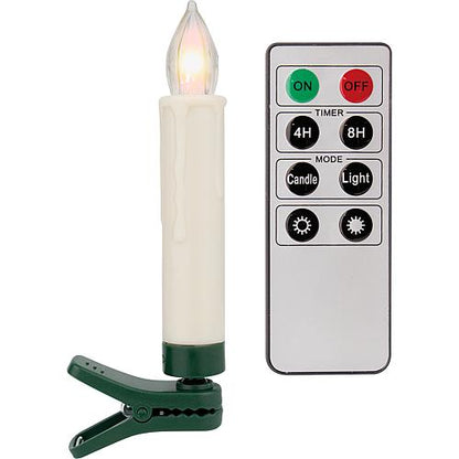 EGB Kabellose LED-Weihnachtskerzen 10er-Set