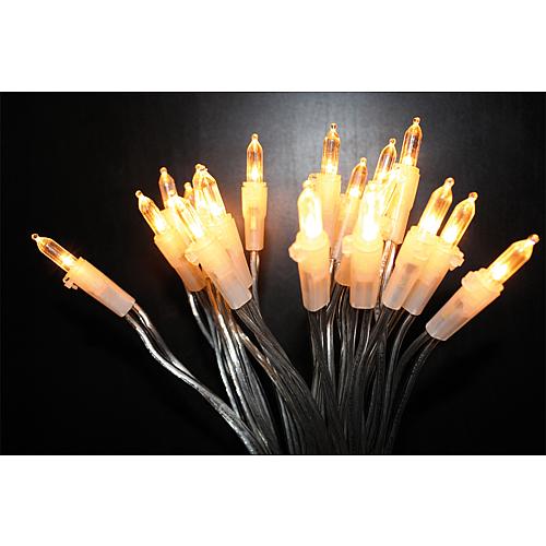 EGB LED-Lichterkette innen 20flg. transpar./amber