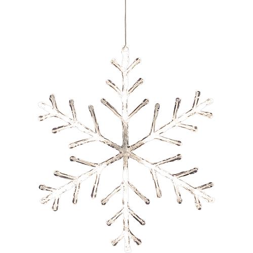 LED Schneeflocke 24 warmw.LED 4440-103
