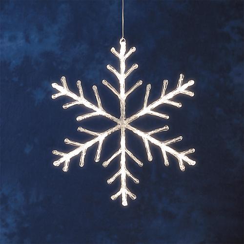 LED Schneeflocke 24 warmw.LED 4440-103
