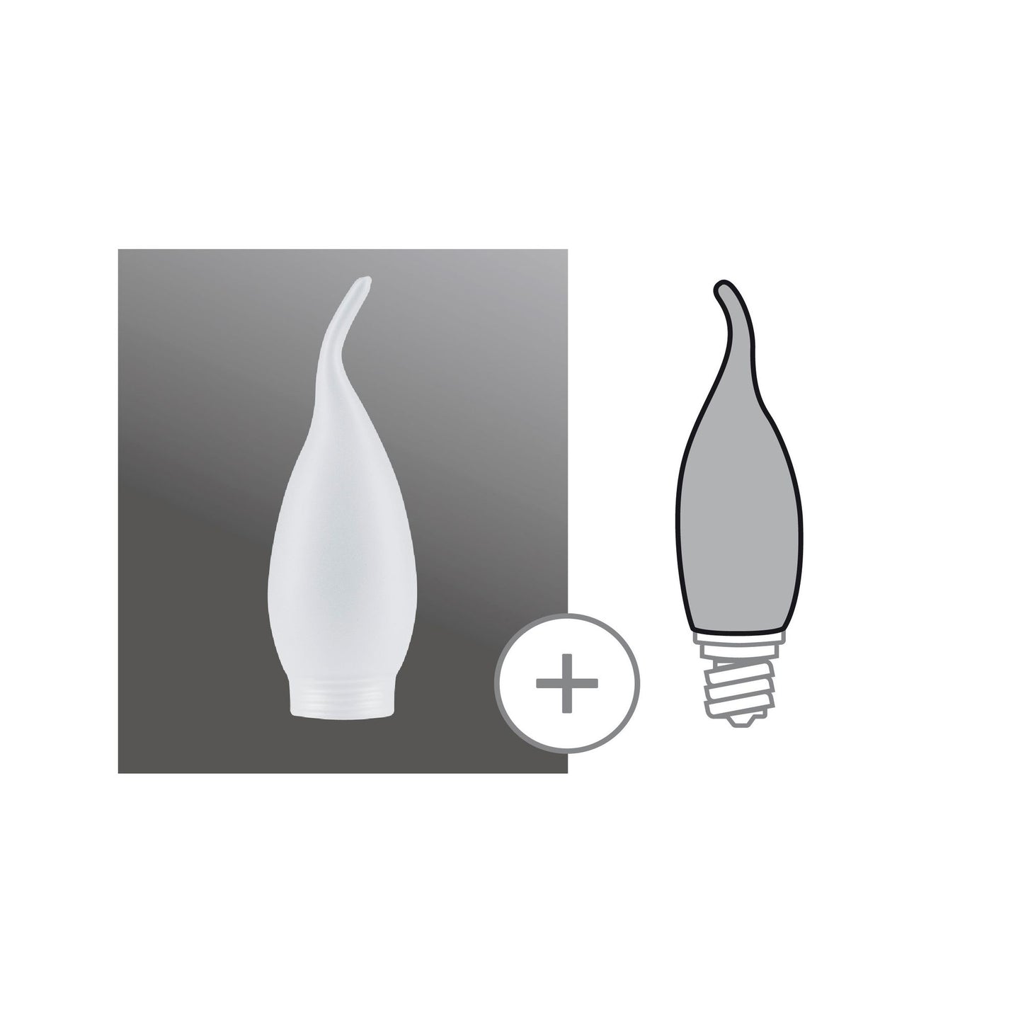 Paulmann Glas Cosylight Minihalogen Satiniert