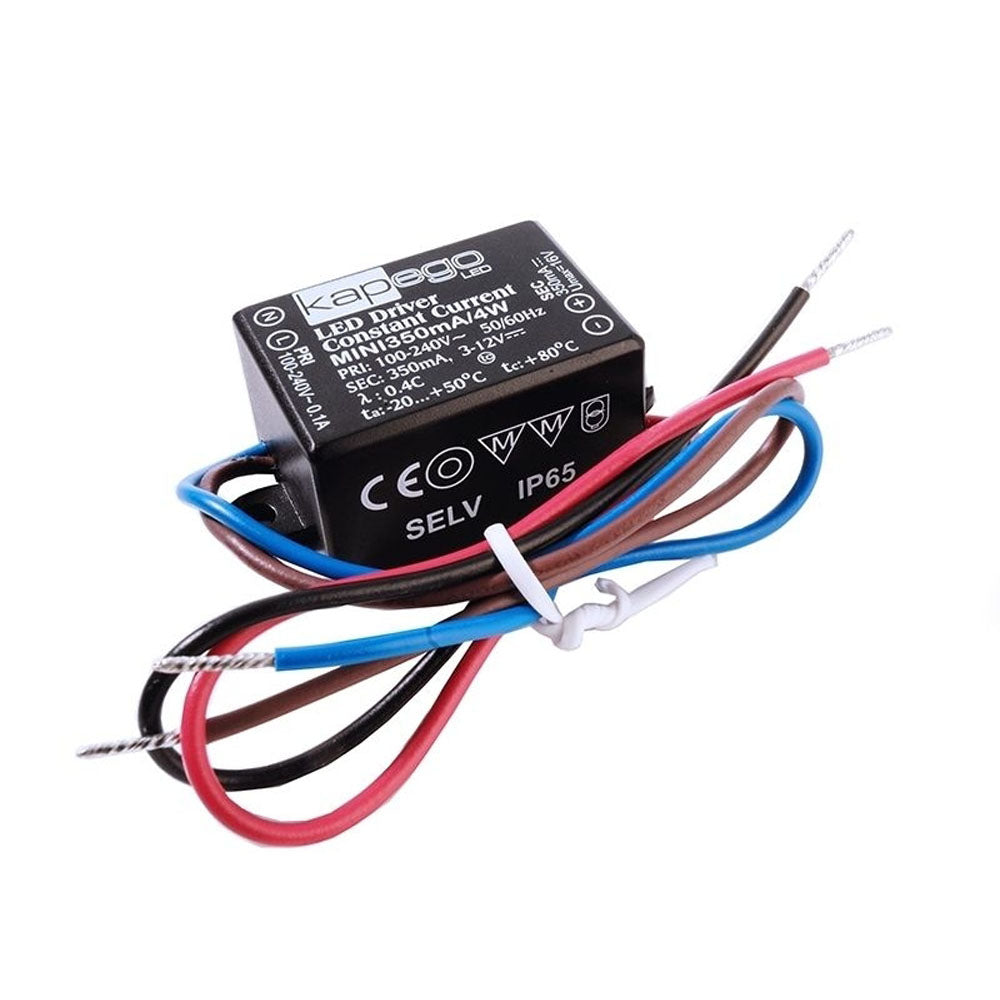 Deko-Light Netzgerät MINI350mA/4W  Schwarz