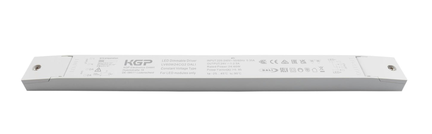 KGP KGP, Long-Flat, DIM, CV, LV60W24CG2 DALI