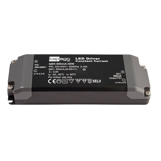 Deko-Light Q8H-500mA/30W  Schwarz