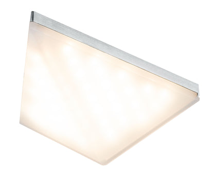 Paulmann Möbel ABL Set Kite dreieckig LED 1x6,2W 8VA 230/12V 149x143mm Alu gebürstet/Alu