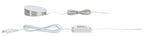 Paulmann Möbel ABL Set Gate LED 1x6,2W 700mA 8VA 230/12V 90mm Eisen gebürstet/Alu