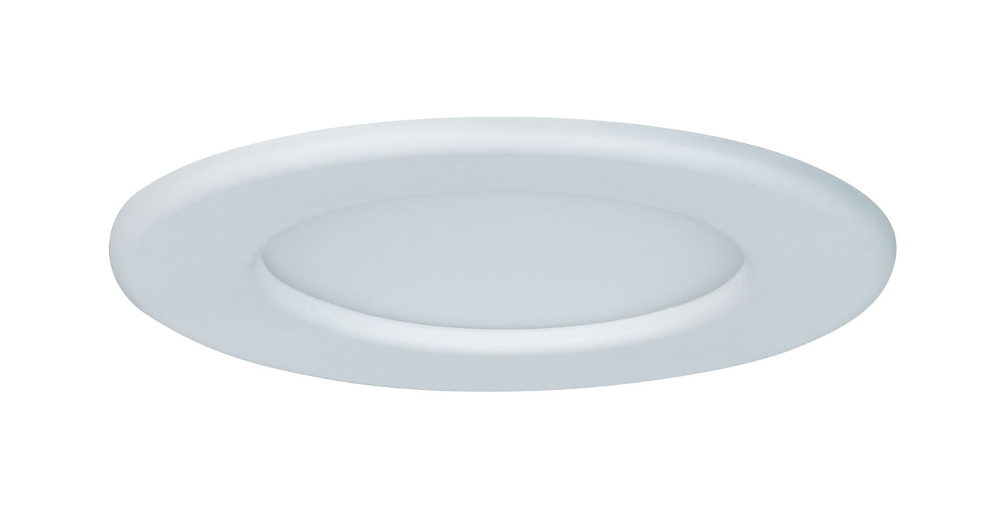 Paulmann Quality EBL Set Panel rund LED 1x6W 2700K 230V 115mm Weiß/Kunststoff