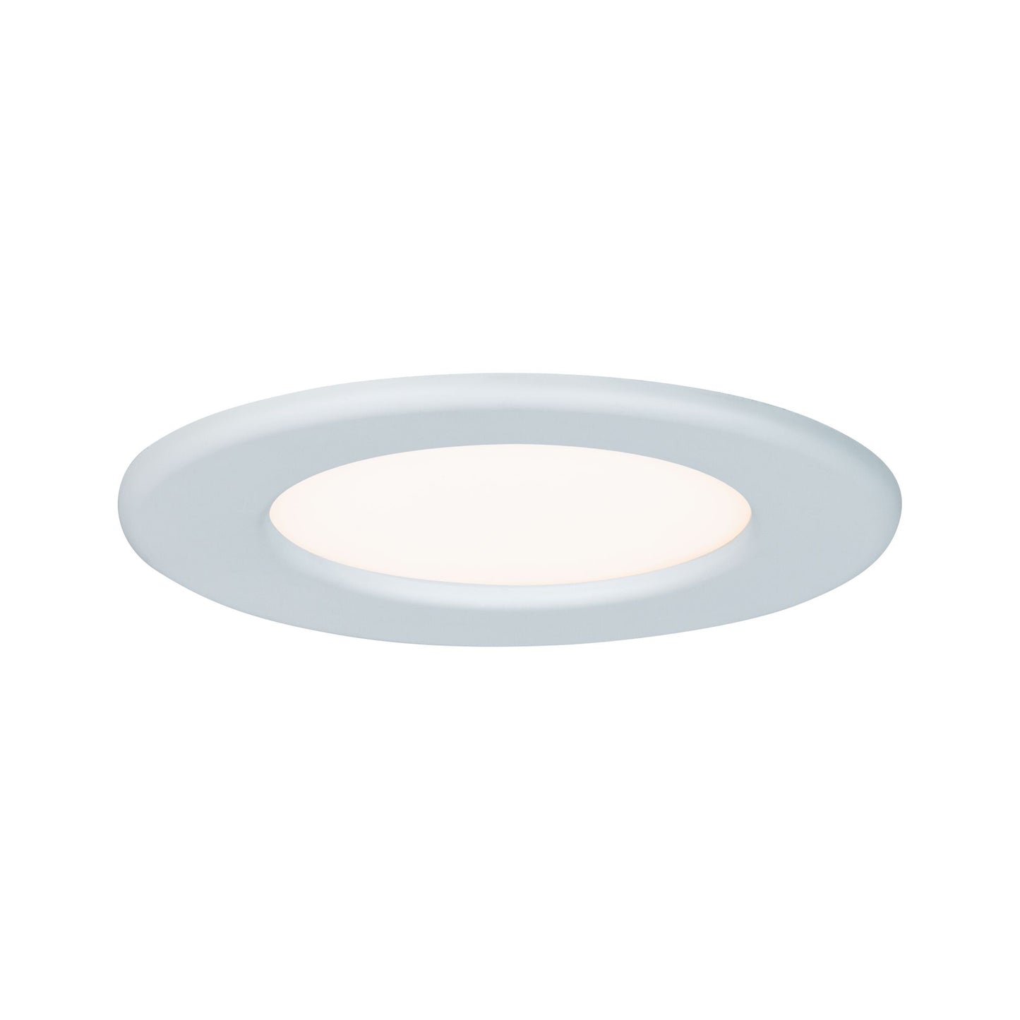 Paulmann Quality EBL Set Panel rund LED 1x6W 2700K 230V 115mm Weiß/Kunststoff