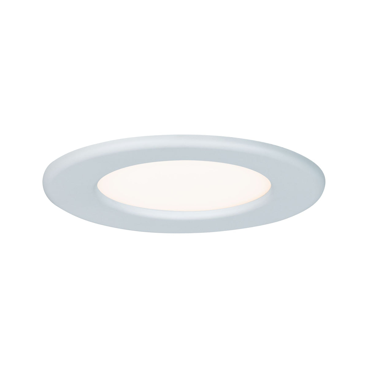 Paulmann Quality EBL Set Panel rund LED 1x6W 2700K 230V 115mm Weiß/Kunststoff