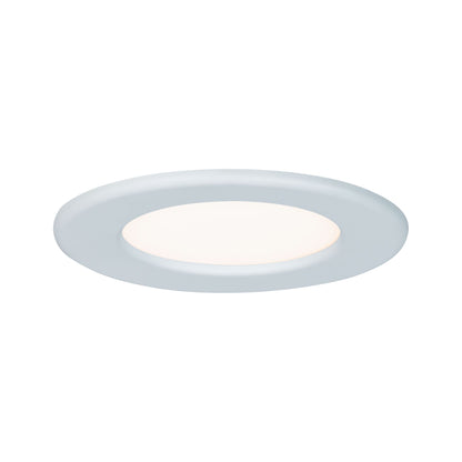 Paulmann Quality EBL Set Panel rund LED 1x6W 2700K 230V 115mm Weiß/Kunststoff