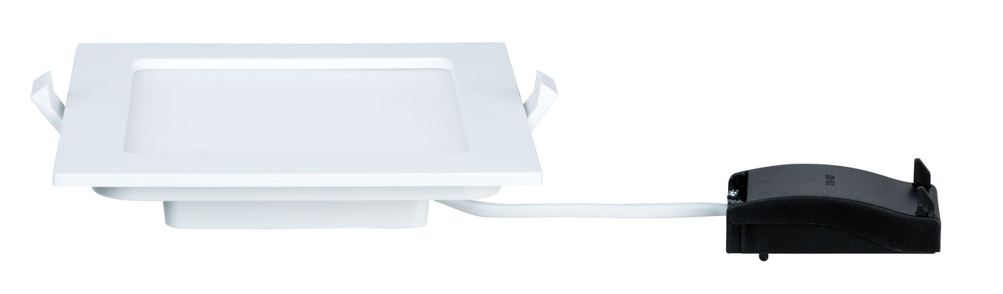 Paulmann Quality EBL Set Panel eckig LED 1x12W 4000K 230V 165x165mm Weiß/Kunststoff