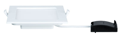 Paulmann Quality EBL Set Panel eckig LED 1x12W 2700K 230V 165x165mm Weiß/Kunststoff