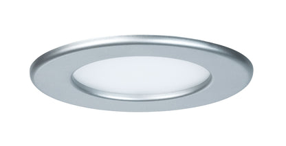 Paulmann Quality EBL Set Panel rund LED 1x6W 4000K 230V 115mm Chrom matt/Kunststoff