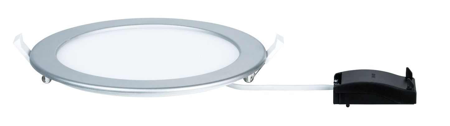 Paulmann Quality EBL Set Panel rund LED 1x18W 4000K 230V 220mm Chrom matt/Kunststoff
