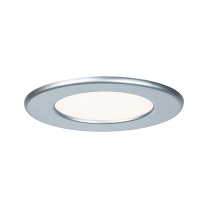 Paulmann Quality EBL Set Panel rund LED 1x6W 2700K 230V 115mm Chrom matt/Kunststoff