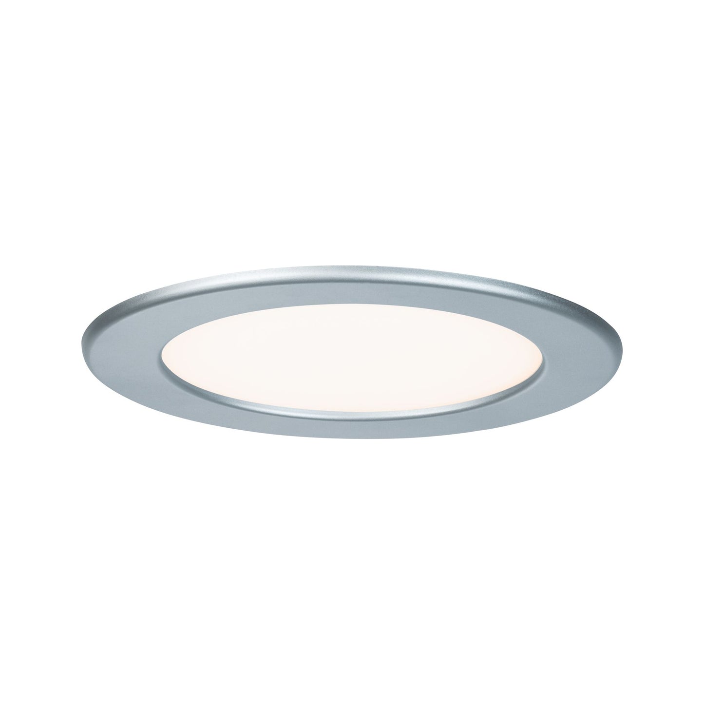 Paulmann Quality EBL Set Panel rund LED 1x12W 2700K 230V 170mm Chrom matt/Kunststoff