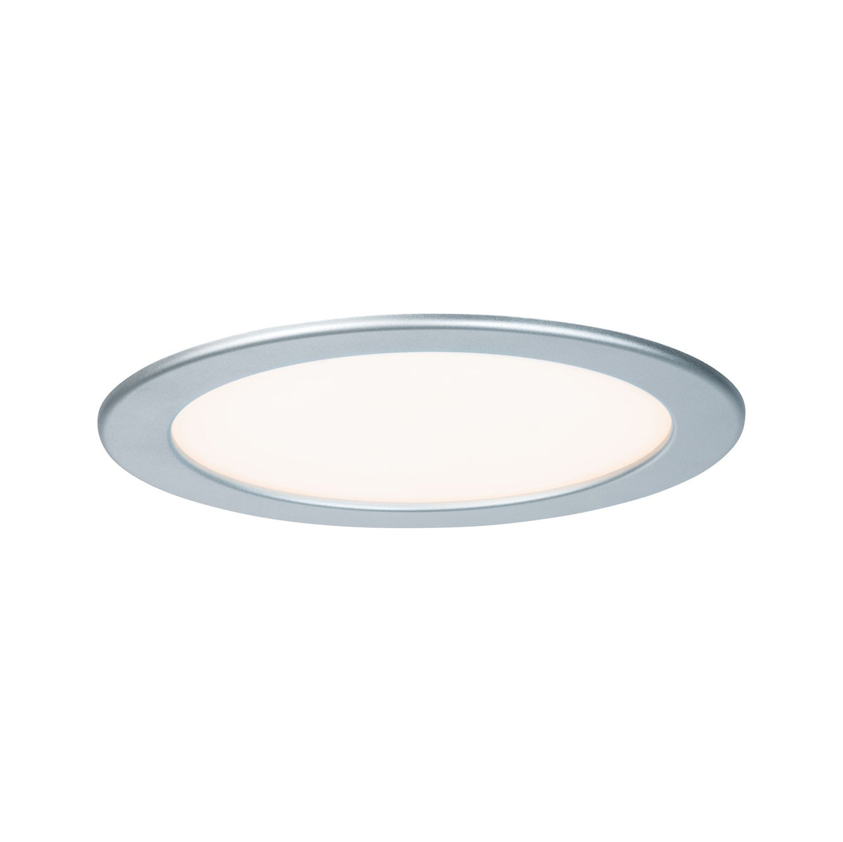 Paulmann Quality EBL Set Panel rund LED 1x18W 2700K 230V 220mm Chrom matt/Kunststoff