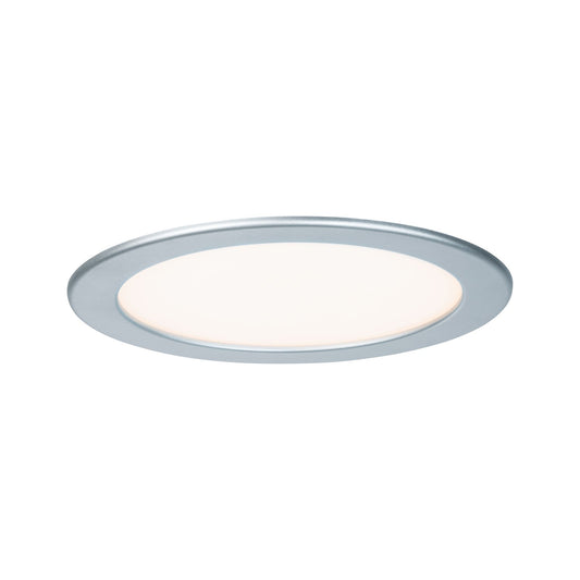 Paulmann Quality EBL Set Panel rund LED 1x18W 2700K 230V 220mm Chrom matt/Kunststoff