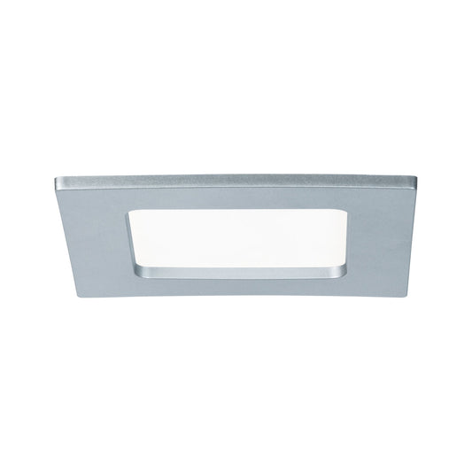 Paulmann Quality EBL Set Panel eckig LED 1x6W 4000K 230V 115x115mm Chr m/Kunststoff