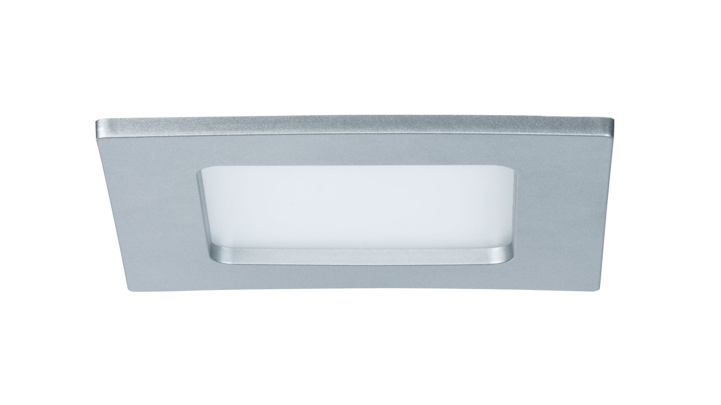 Paulmann Quality EBL Set Panel eckig LED 1x6W 4000K 230V 115x115mm Chr m/Kunststoff