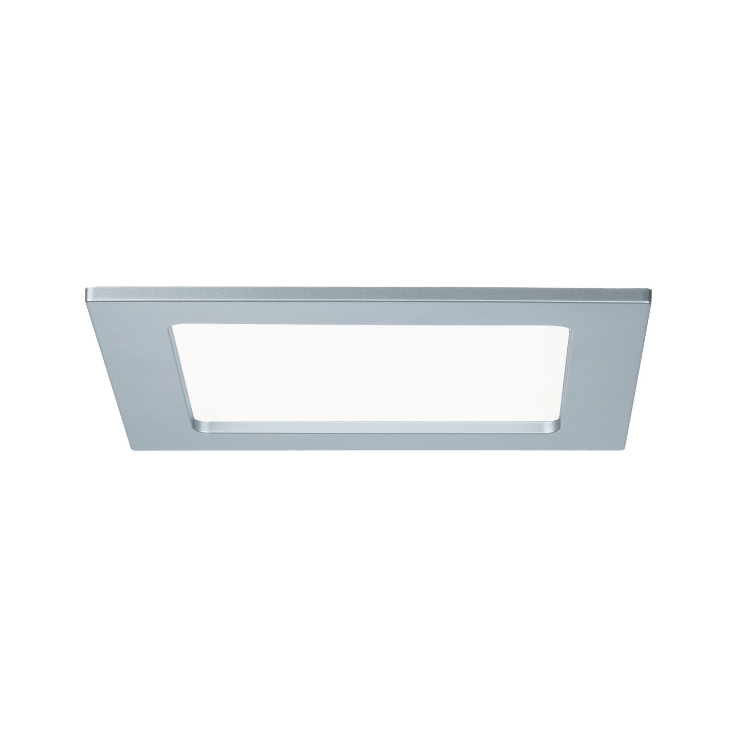 Paulmann Quality EBL Set Panel eckig LED 1x12W 4000K 230V 165x165mm Chr m/Kunststoff