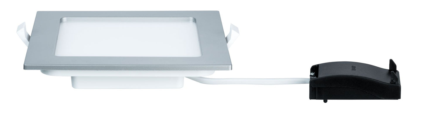 Paulmann Quality EBL Set Panel eckig LED 1x12W 4000K 230V 165x165mm Chr m/Kunststoff