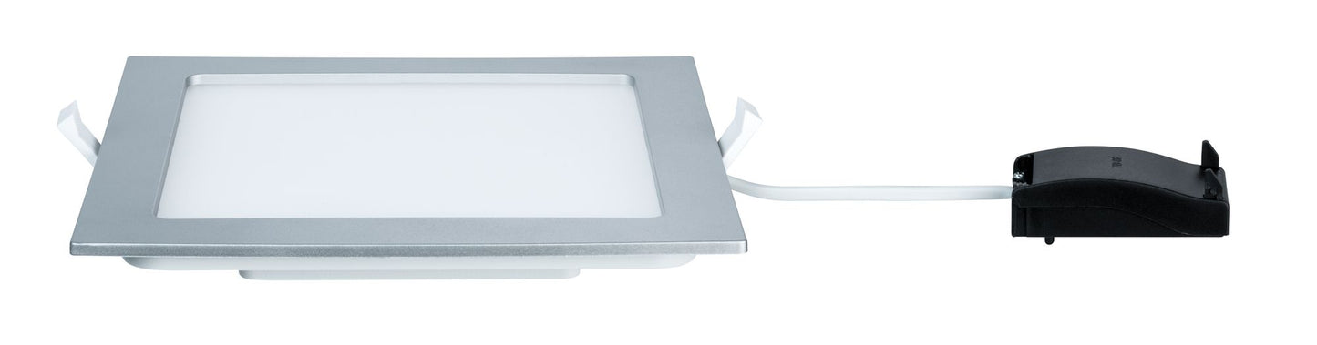 Paulmann Quality EBL Set Panel eckig LED 1x18W 4000K 230V 220x220mm Chr m/Kunststoff