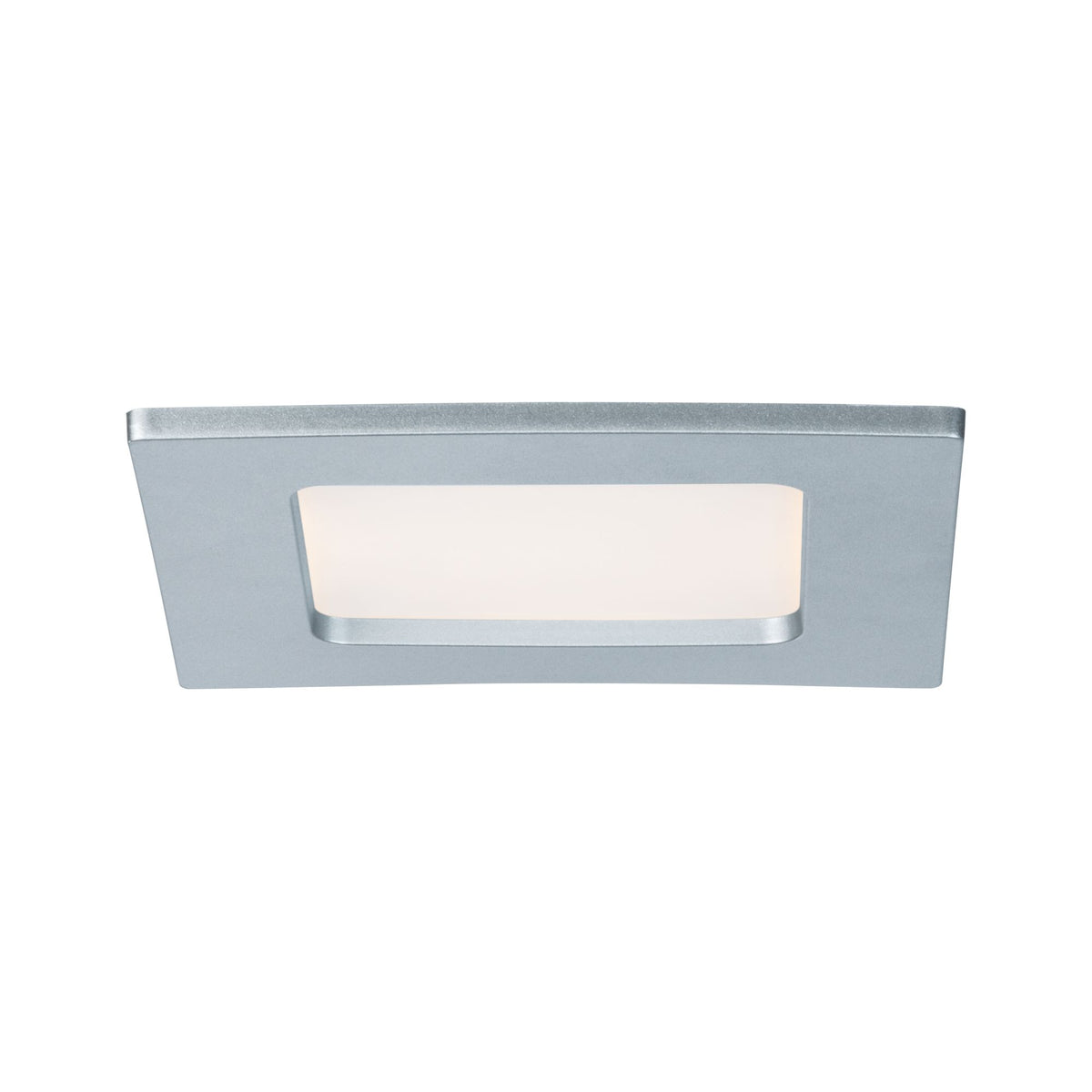 Paulmann Quality EBL Set Panel eckig LED 1x6W 2700K 230V 115x115mm Chr m/Kunststoff