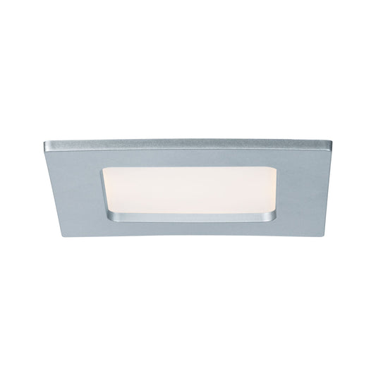 Paulmann Quality EBL Set Panel eckig LED 1x6W 2700K 230V 115x115mm Chr m/Kunststoff