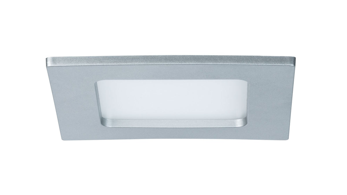 Paulmann Quality EBL Set Panel eckig LED 1x6W 2700K 230V 115x115mm Chr m/Kunststoff