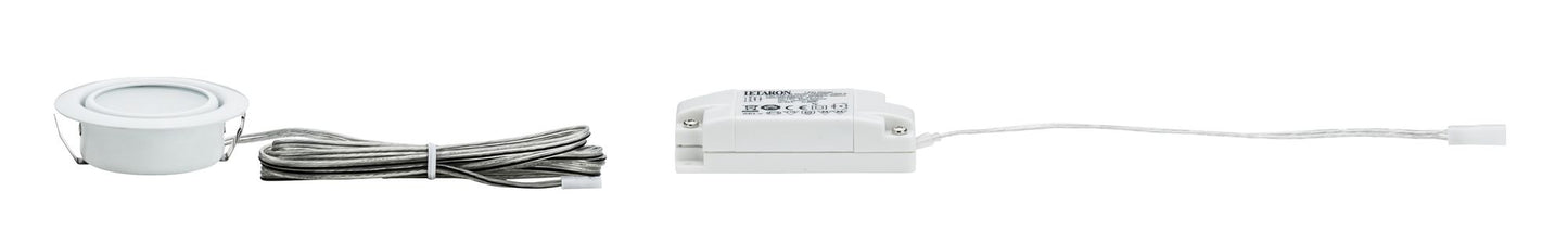 Paulmann Möbel EBL Set LED schwenkbar 1x4,2W 7,5VA 230V/12 Weiß/Metall