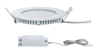 Paulmann Premium EBL Set Panel rund LED 1x6,5W 2700K 7VA 230V/350mA 120mm Ws matt/Alu