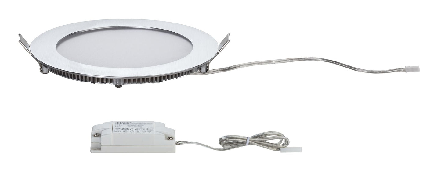 Paulmann Premium EBL Set Panel rund LED 1x6,5W 2700K 7VA 230V/350mA 120mm Eisen geb
