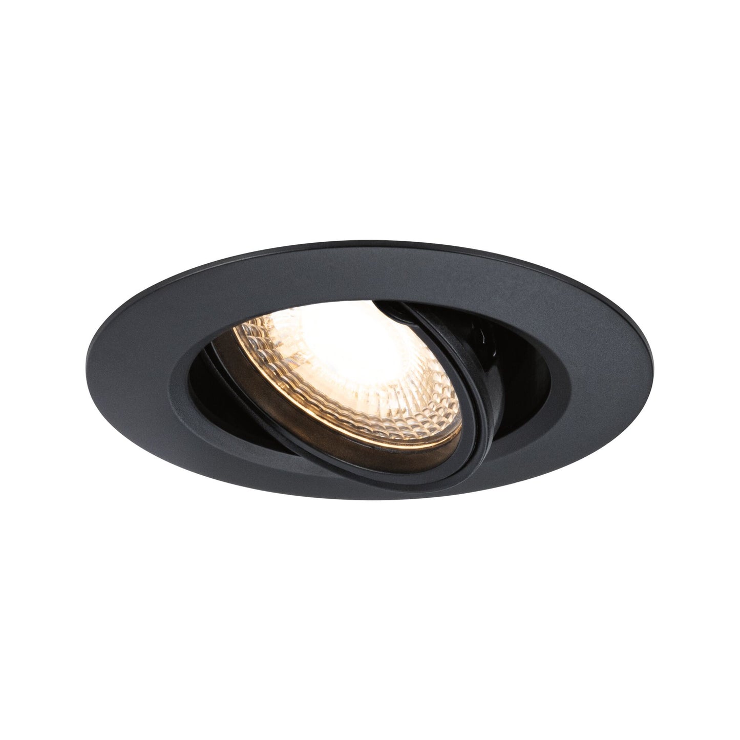 Paulmann Einbauleuchte  3er-Set schwenkbar rund 90mm 30° GU10 max. 3x10W  230V dimmbar  Schwarz