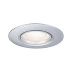 Paulmann Einbauleuchte  3er-Set starr rund 90mm  GU10 max. 3x10W  230V dimmbar  Chrom matt