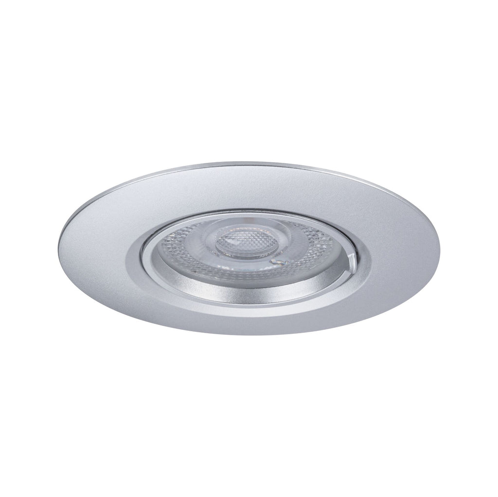 Paulmann Einbauleuchte  3er-Set starr rund 90mm  GU10 max. 3x10W  230V dimmbar  Chrom matt