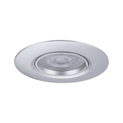Paulmann Einbauleuchte  3er-Set starr rund 90mm  GU10 max. 3x10W  230V dimmbar  Chrom matt