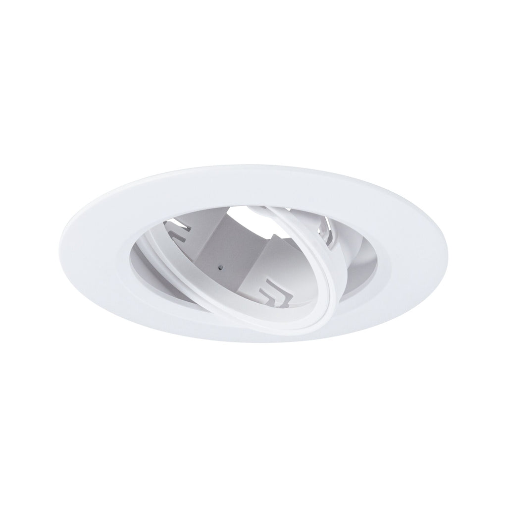 Paulmann Einbauleuchte  10er-Set schwenkbar rund 90mm 30° GU10 max. 10x10W  230V dimmbar  Weiß