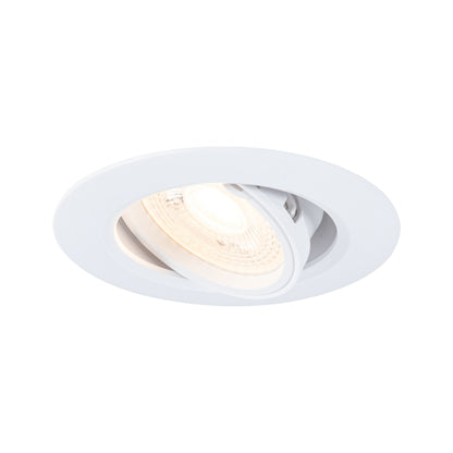 Paulmann Einbauleuchte  10er-Set schwenkbar rund 90mm 30° GU10 max. 10x10W  230V dimmbar  Weiß