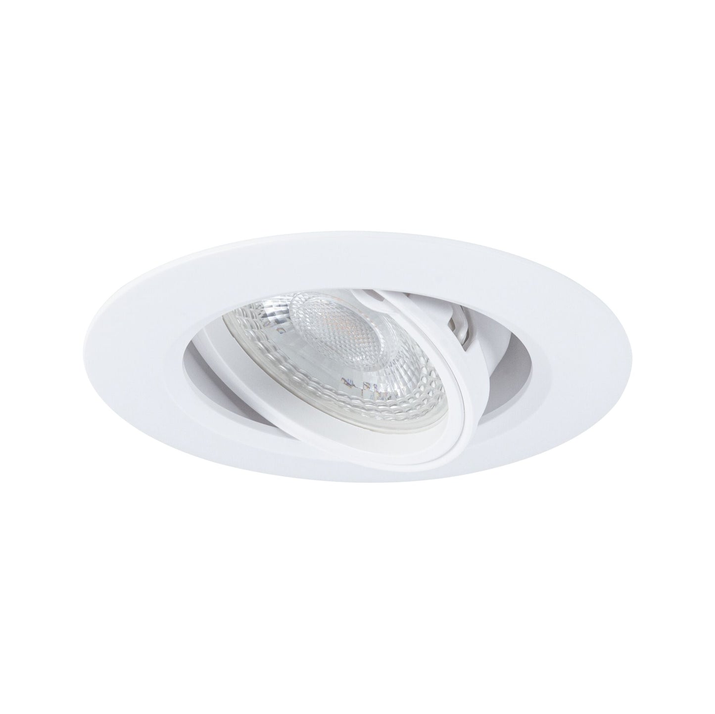 Paulmann Einbauleuchte  10er-Set schwenkbar rund 90mm 30° GU10 max. 10x10W  230V dimmbar  Weiß