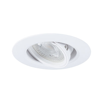 Paulmann Einbauleuchte  10er-Set schwenkbar rund 90mm 30° GU10 max. 10x10W  230V dimmbar  Weiß