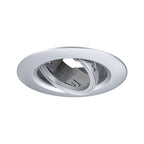 Paulmann Einbauleuchte  10er-Set schwenkbar rund 90mm 30° GU10 max. 10x10W  230V dimmbar  Chrom matt
