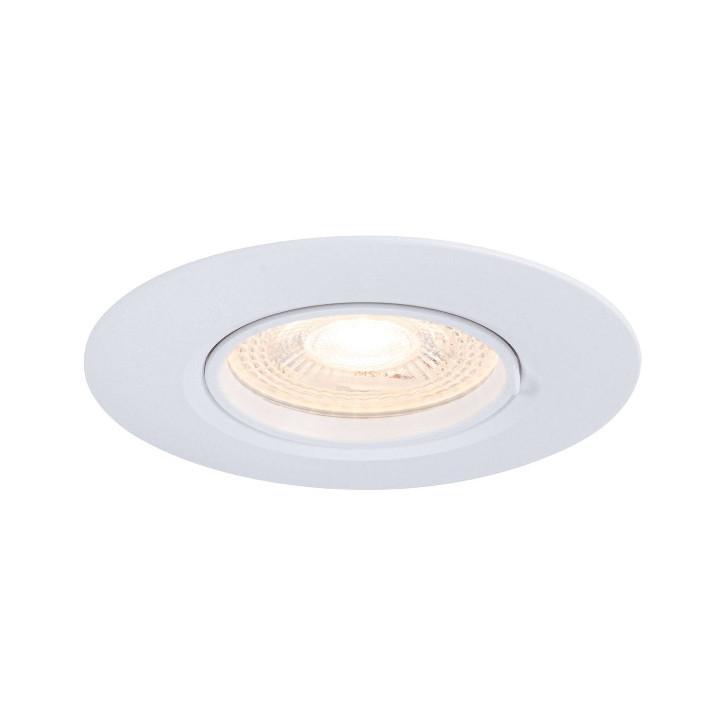 Paulmann Einbauleuchte  10er-Set starr rund 90mm  GU10 max. 10x10W  230V dimmbar  Weiß