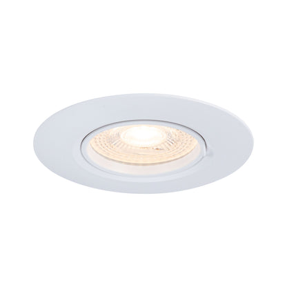 Paulmann Einbauleuchte  10er-Set starr rund 90mm  GU10 max. 10x10W  230V dimmbar  Weiß