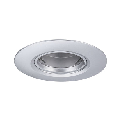 Paulmann Einbauleuchte  10er-Set starr rund 90mm  GU10 max. 10x10W  230V dimmbar  Chrom matt