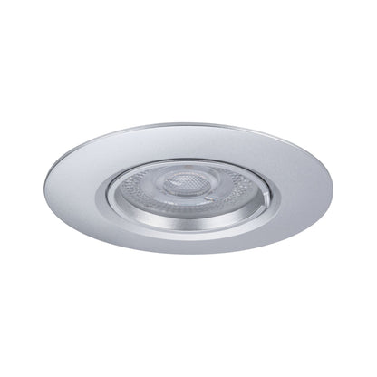 Paulmann Einbauleuchte  10er-Set starr rund 90mm  GU10 max. 10x10W  230V dimmbar  Chrom matt