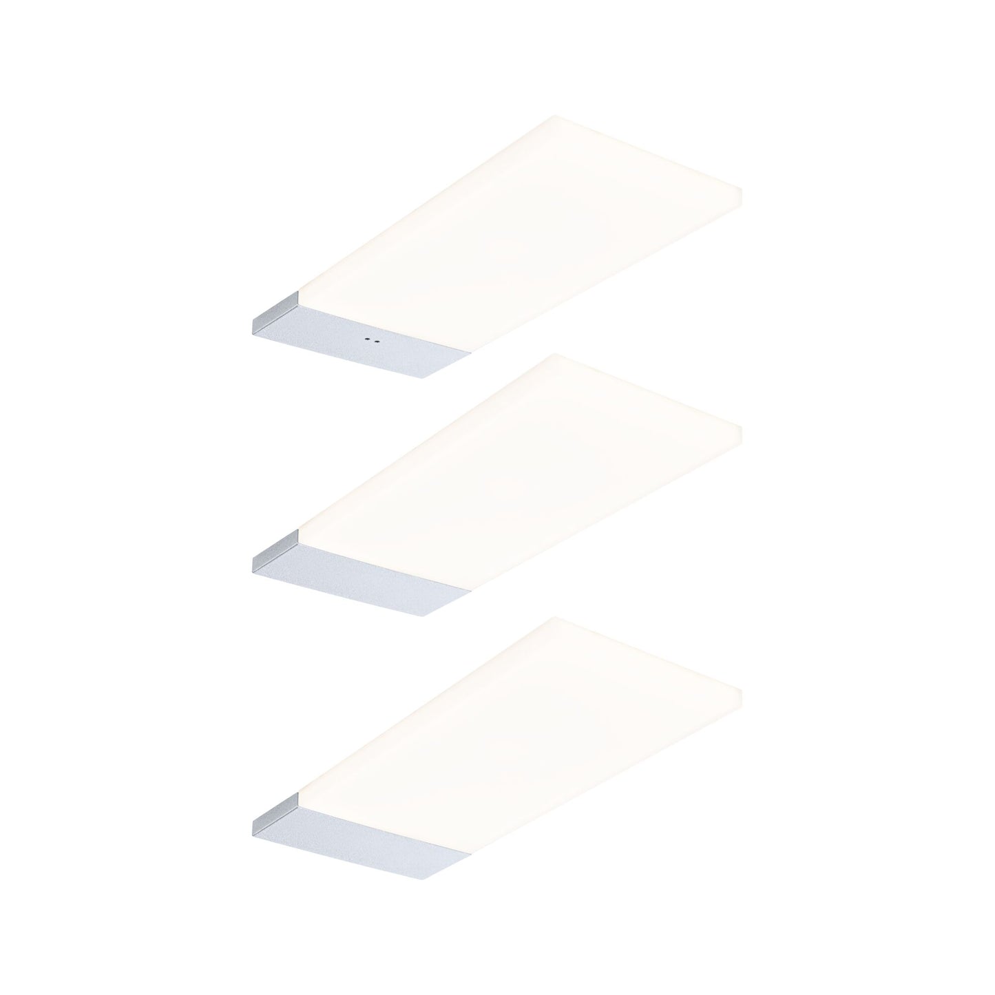 Paulmann LED Unterschrankleuchte Bredo Näherungsensor 3er-Set 3x2,5W 80x190mm 3x180lm 230/12V  Silber