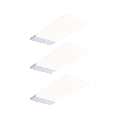 Paulmann LED Unterschrankleuchte Bredo Näherungsensor 3er-Set 3x2,5W 80x190mm 3x180lm 230/12V  Silber